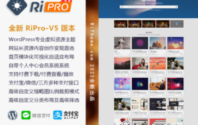 wordpress日主题RiPro-V5激活版v7.1.3开心版