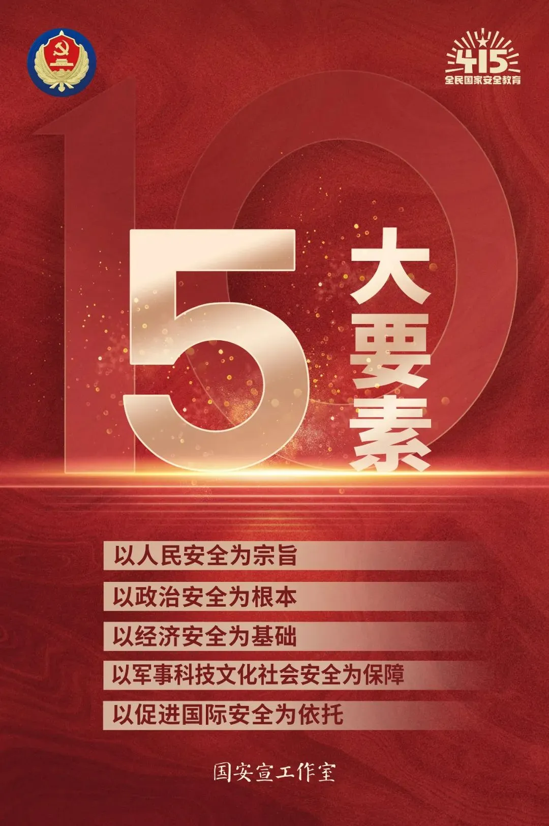 4·15全民国家安全教育日丨国安宣工作室官宣海报来啦！